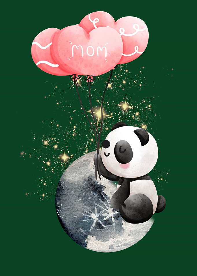 Cute Panda Missing Mom