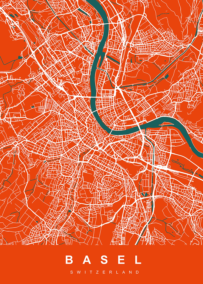 BASEL Map SWITZERLAND