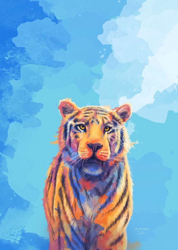 Vibrant Tiger