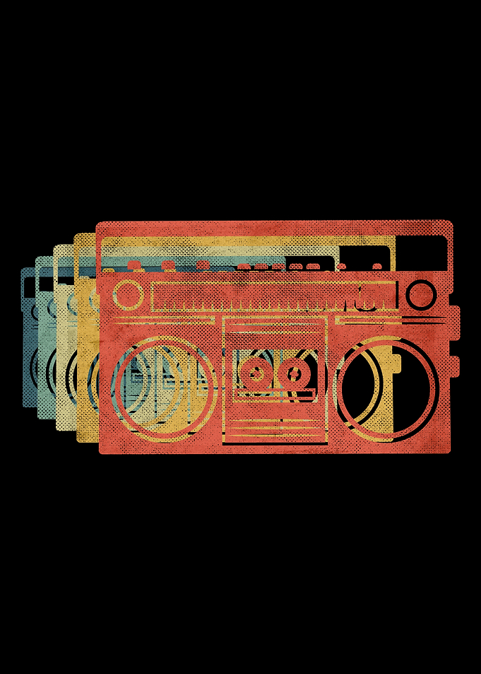 Boombox Retro Vintage