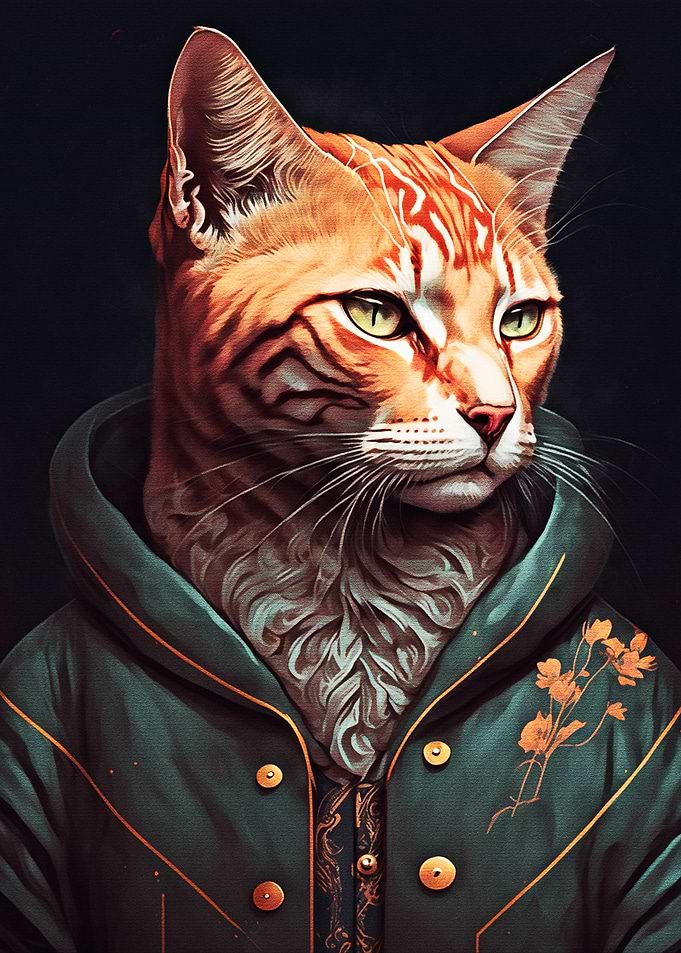 Contemporary Cat