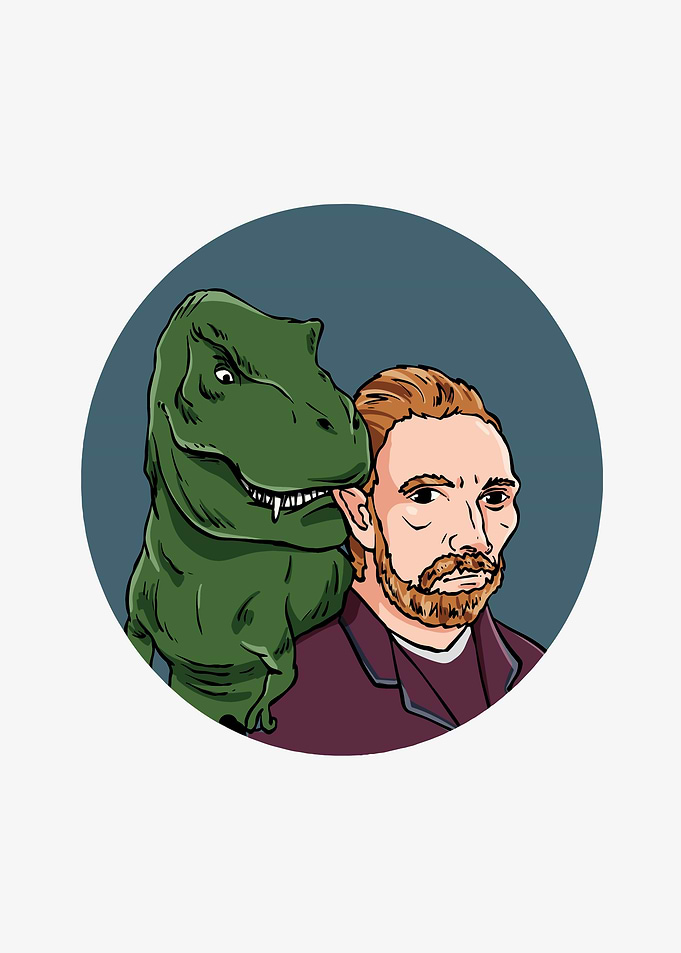 Artsy Van Gogh TRex