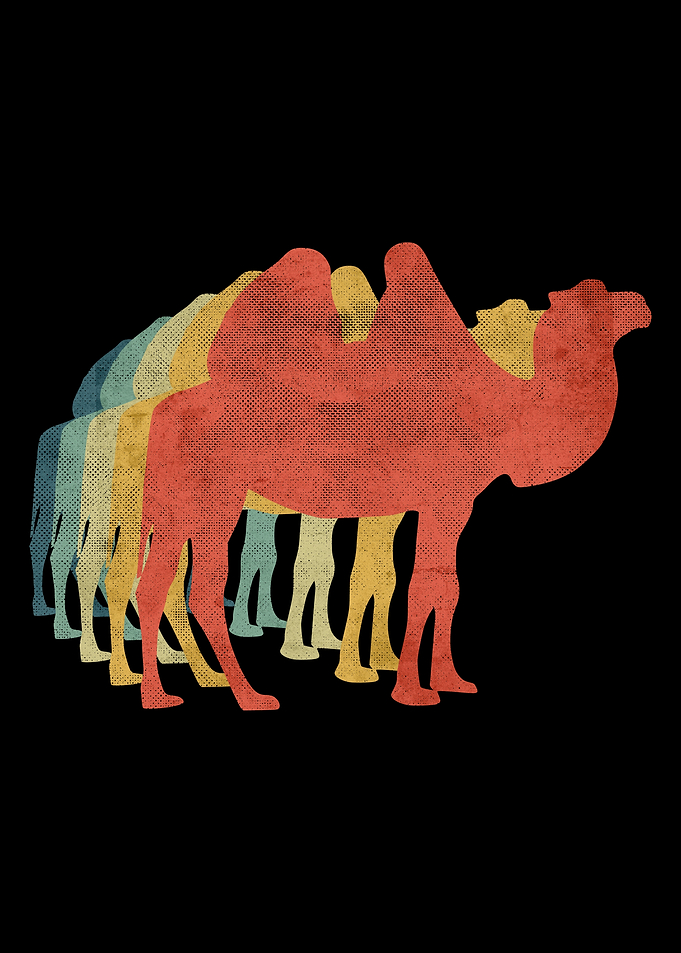 Camel Retro Vintage Color