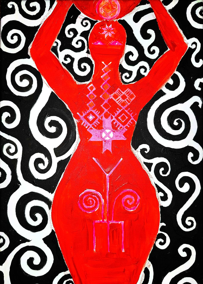 Ancient romanian goddess
