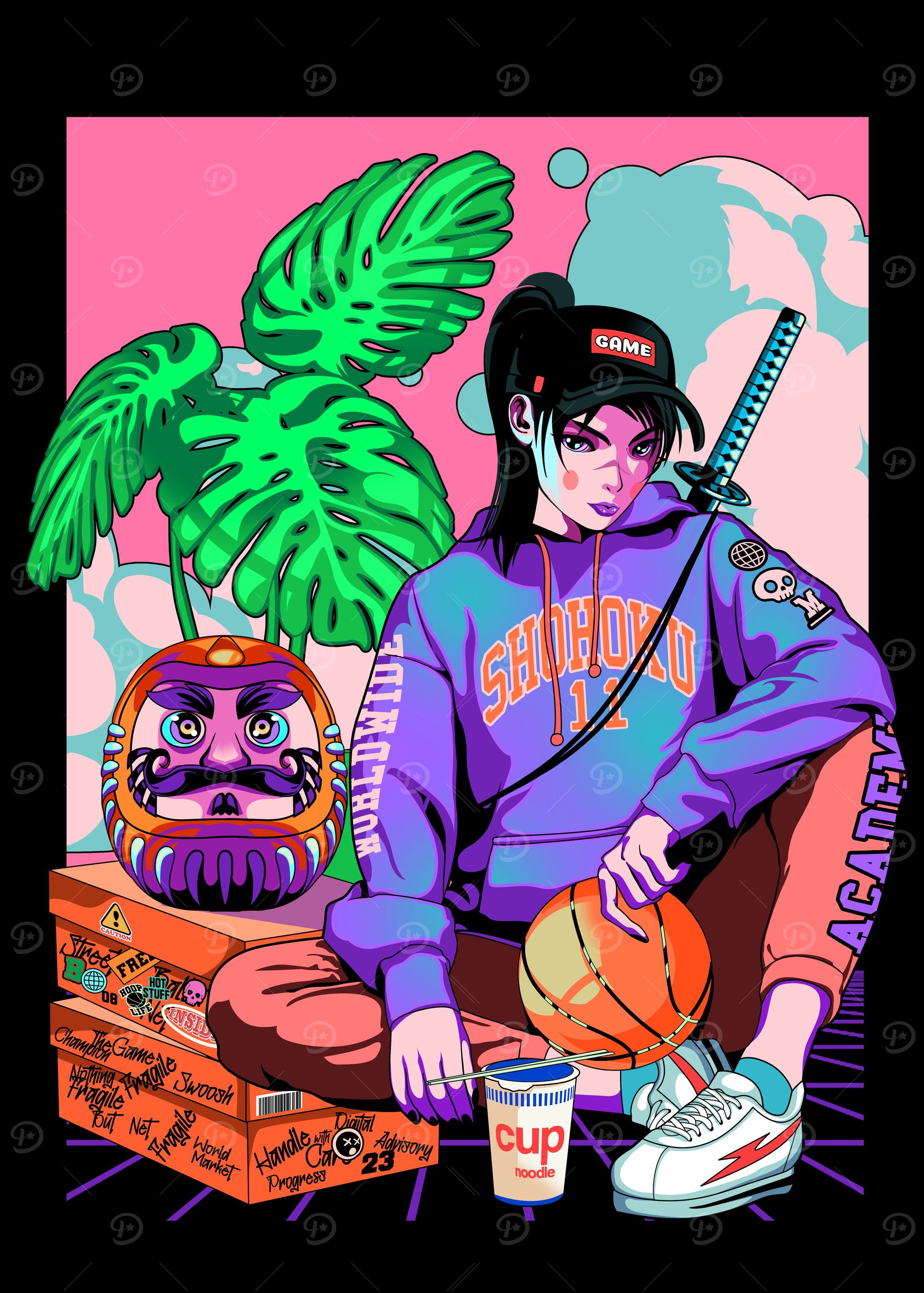 Dribble Vapor Girl