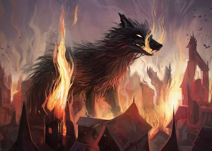 Giant Wolf Rampage