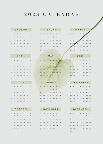 2023 Plant Calendar