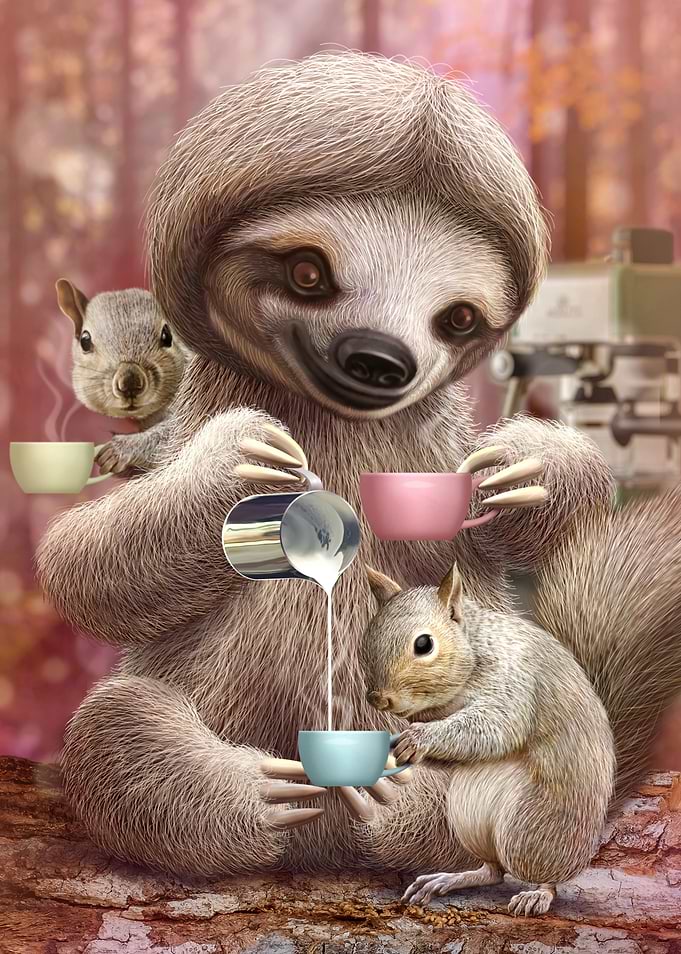 SLOTH BARISTA