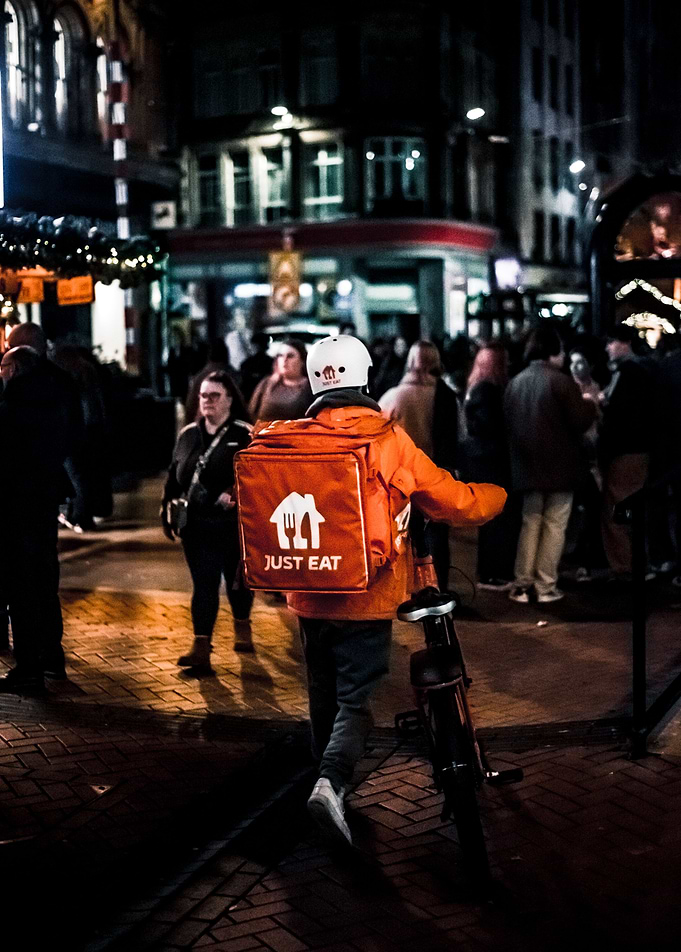 Delivering Through Town