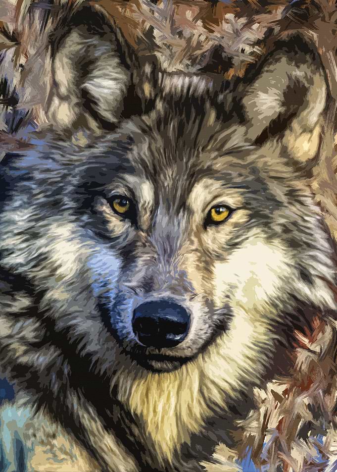 Wolf Paintings
