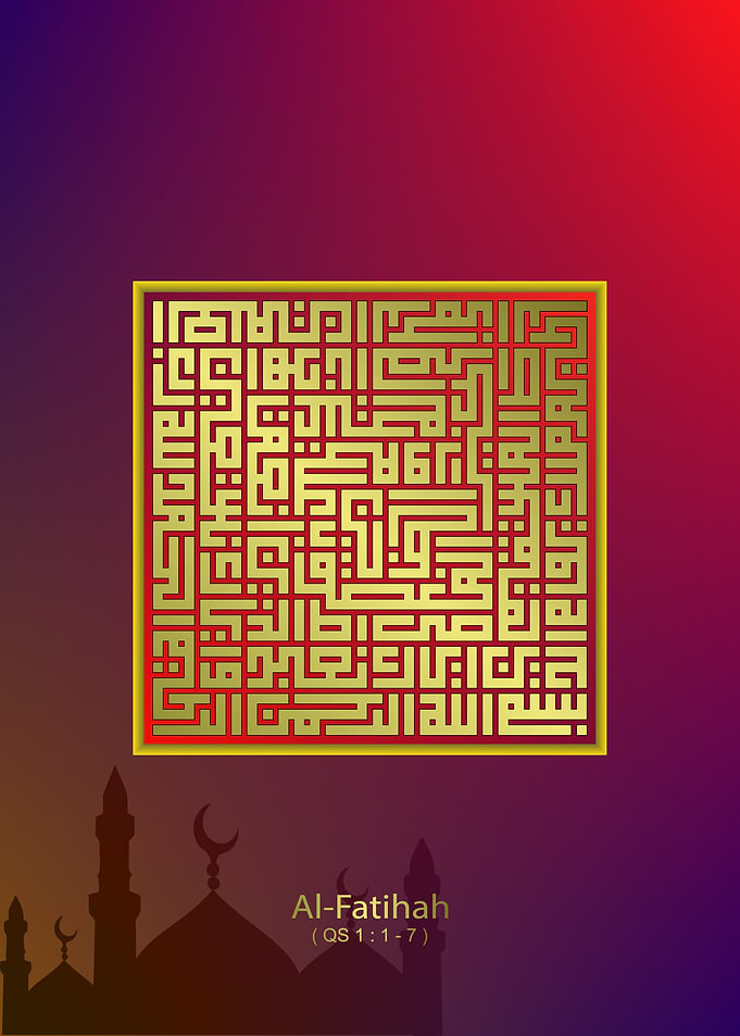 Alfatihah with mosque