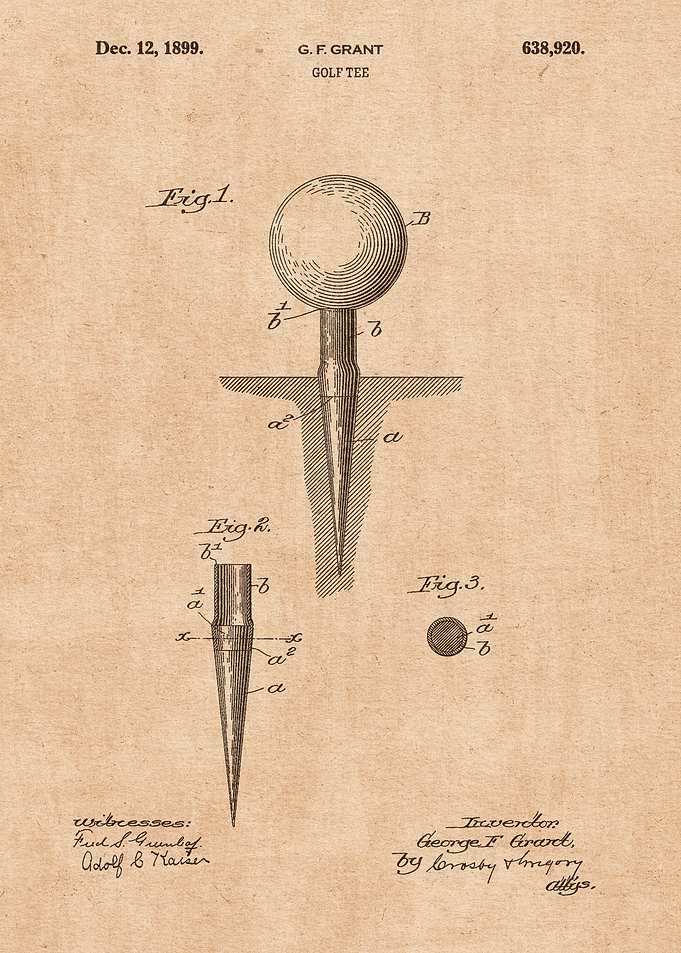 1899 Golf Tee