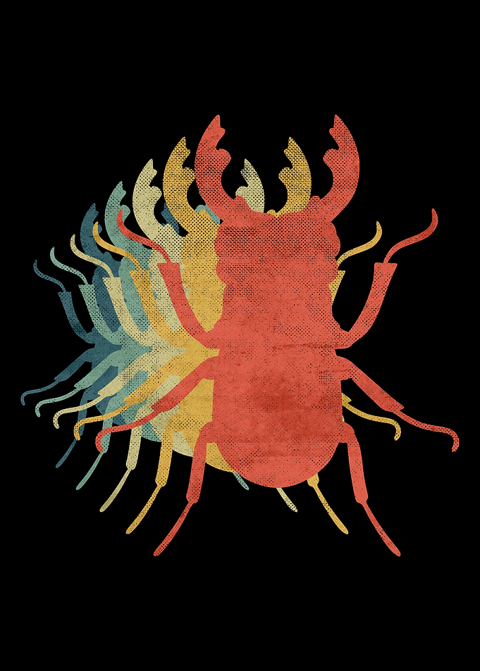 Bug Retro Vintage Color