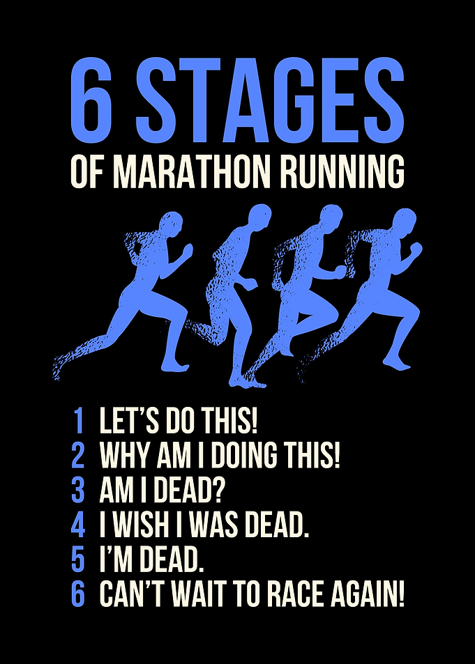 6 Stages Of Marathon