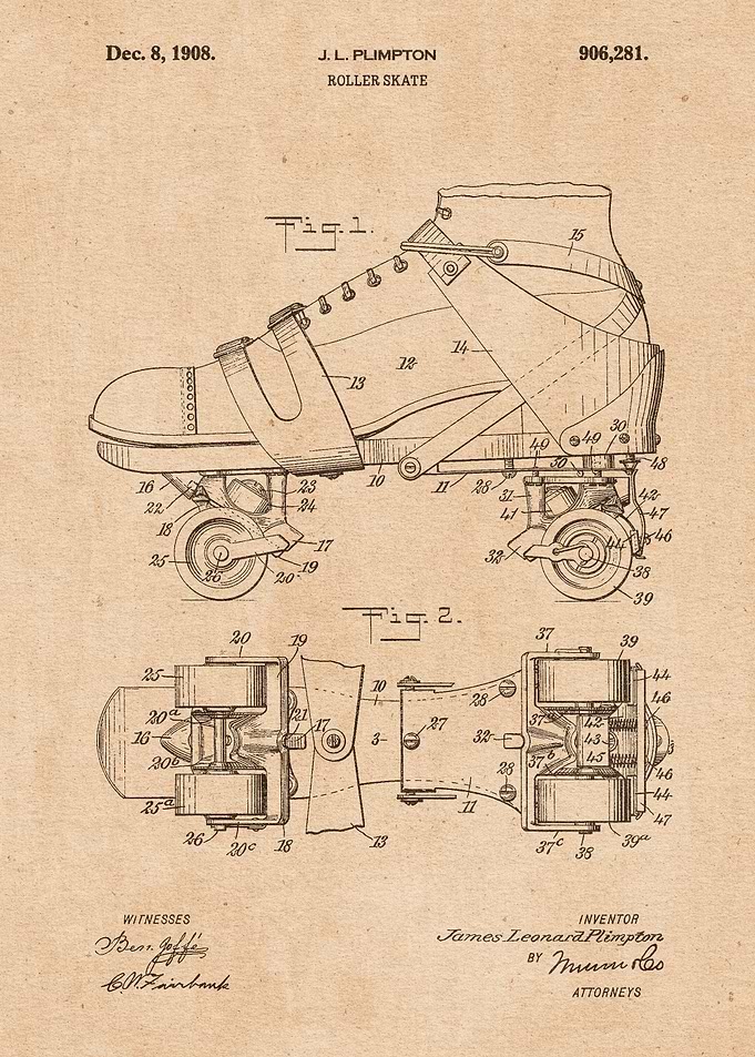 1908 Roller Skate 1