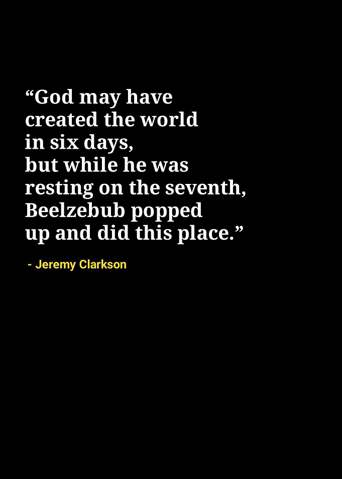 Jeremy Clarkson quotes