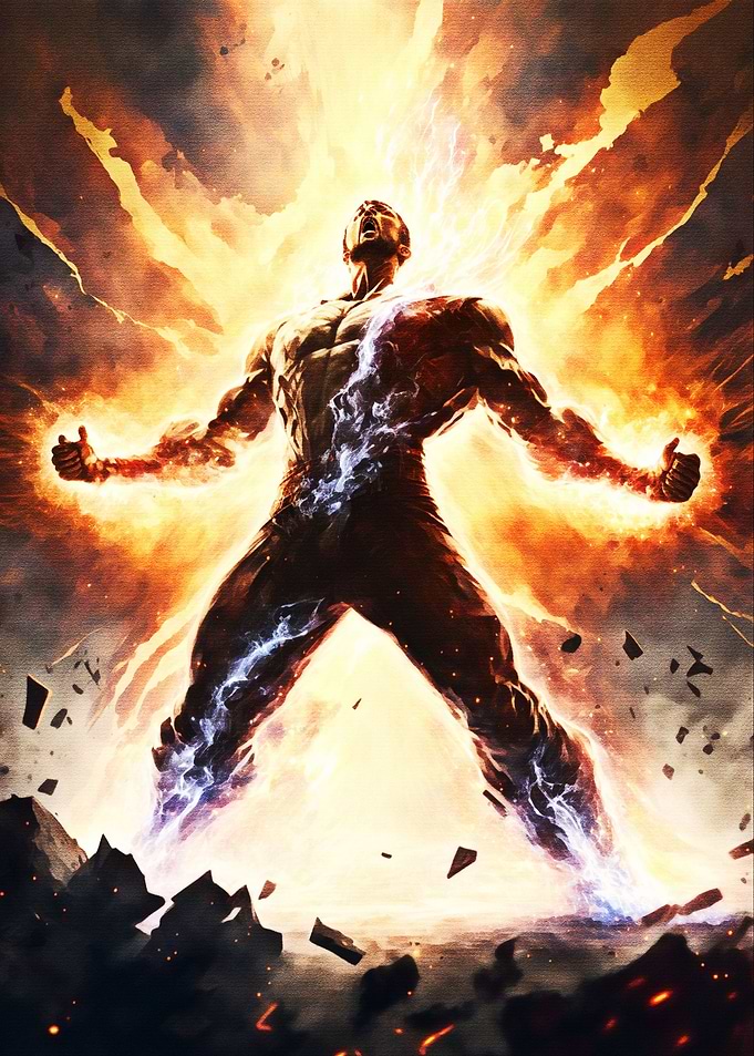 Man God explosion
