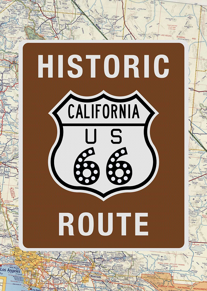 Route 66 Marker CA