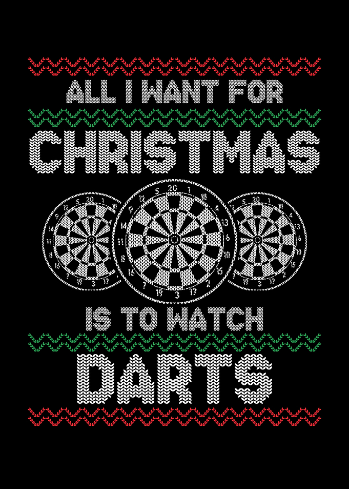 I want to watch darts