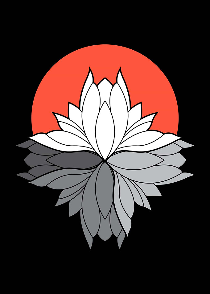 Lotus Sunset Geometry