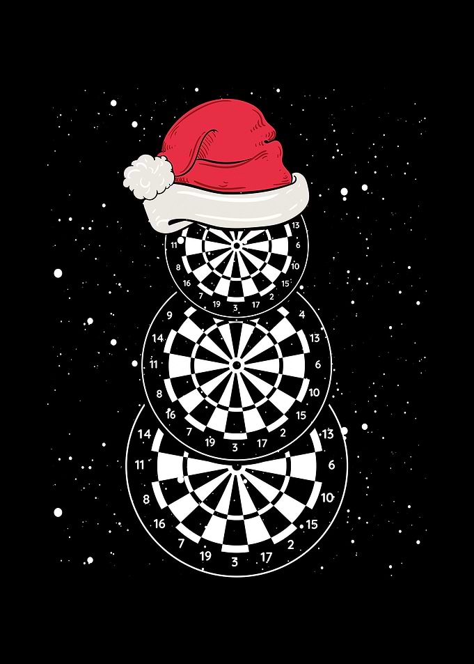 The snowman are three dart