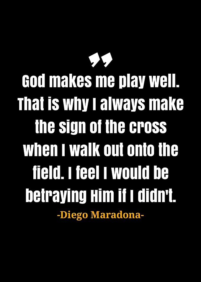 Diego Maradona quotes