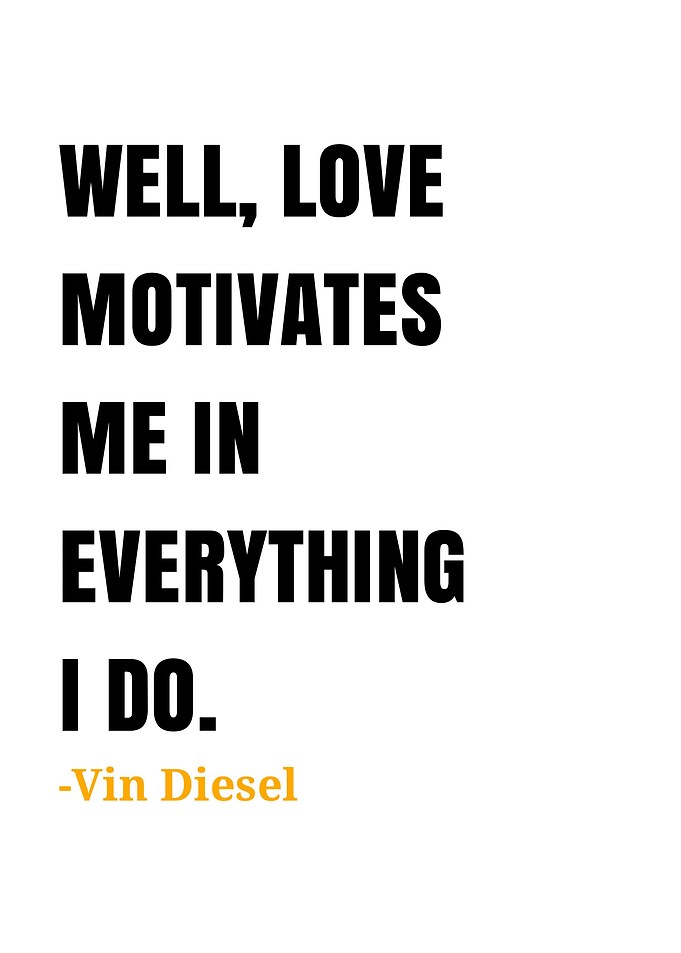 Vin Diesel quote