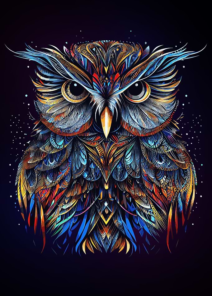 Abstract Owl