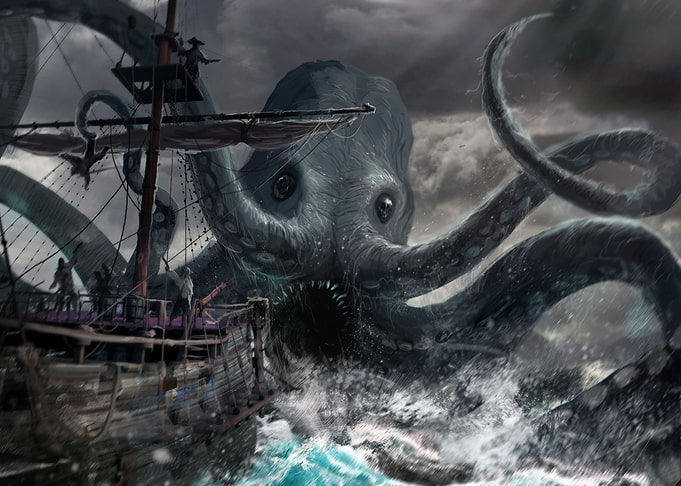 Octopus Squid Monster