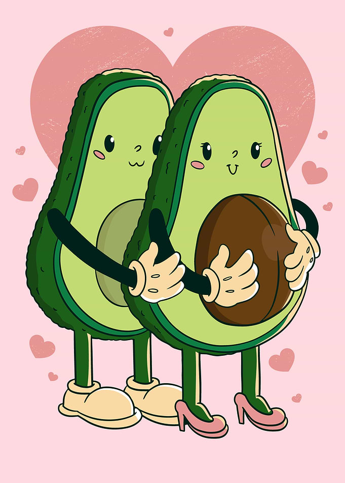 Love Avocado couple