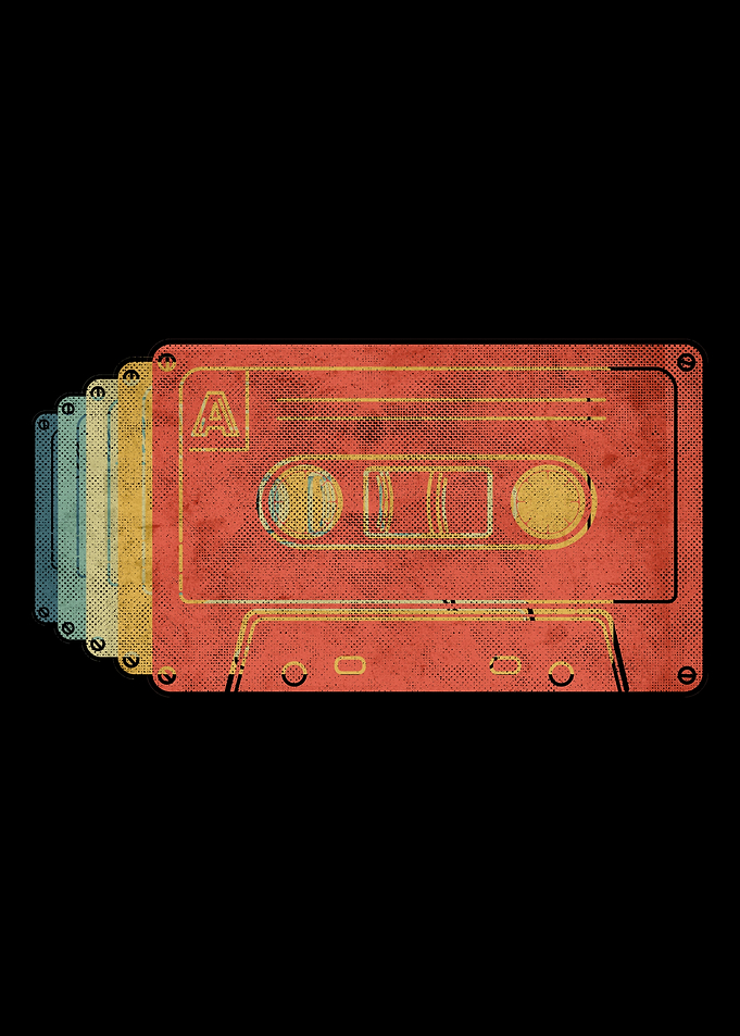 Casette Tape Retro Retro