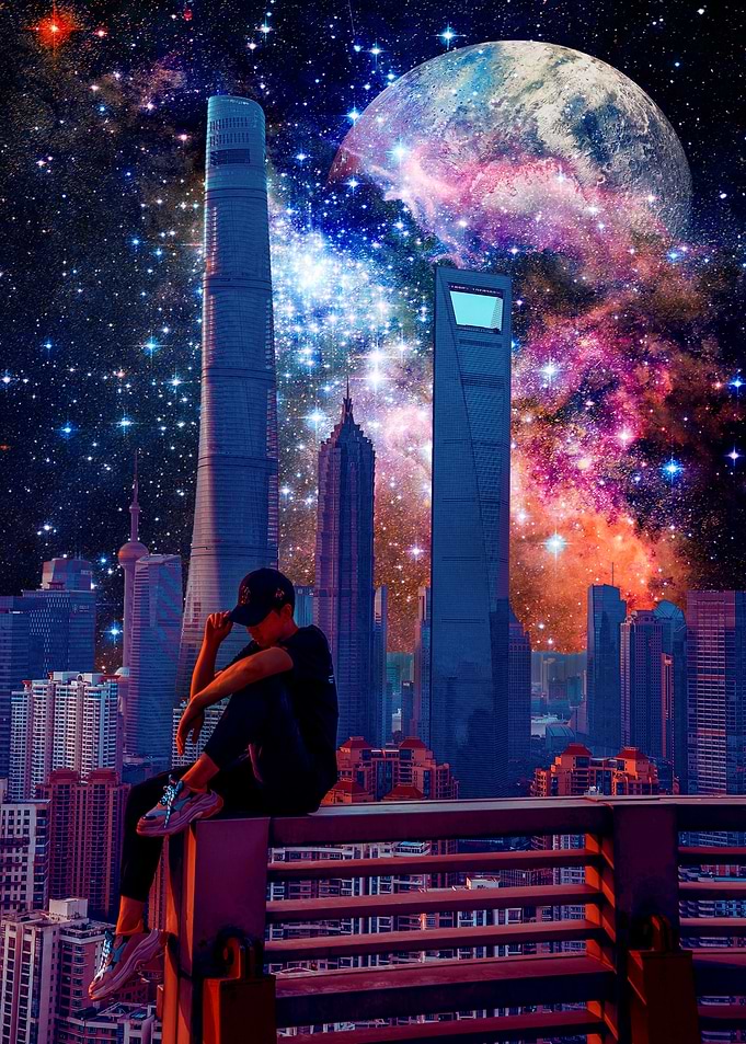 City Space Outer Galaxy