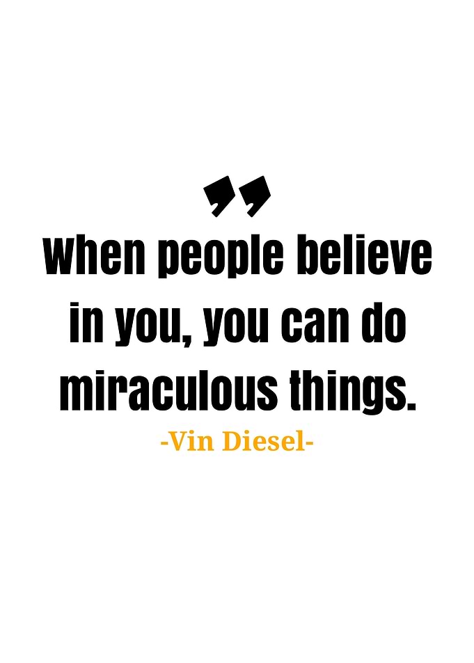 Vin Diesel quote