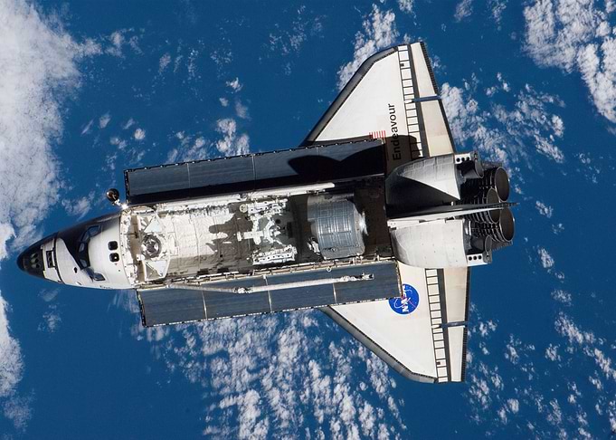 Endeavour in Orbit