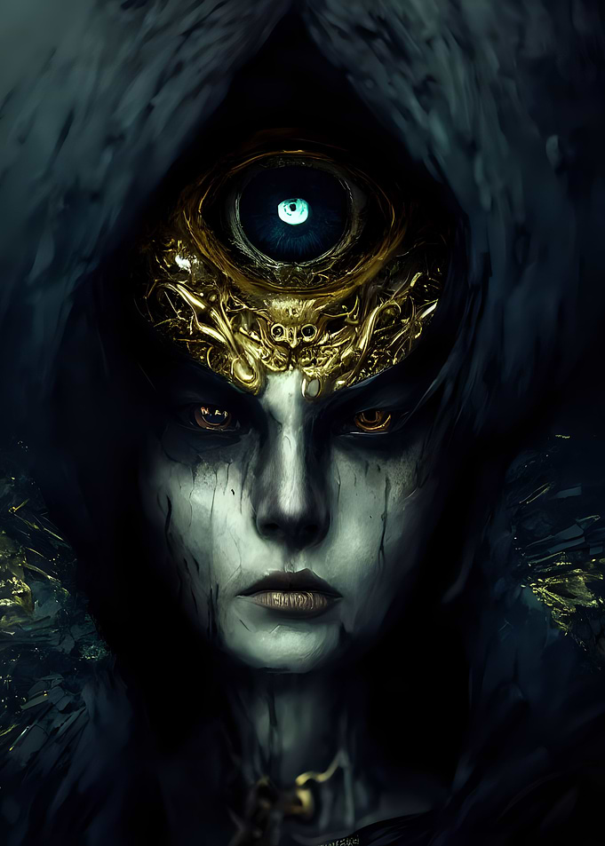Demon girls face