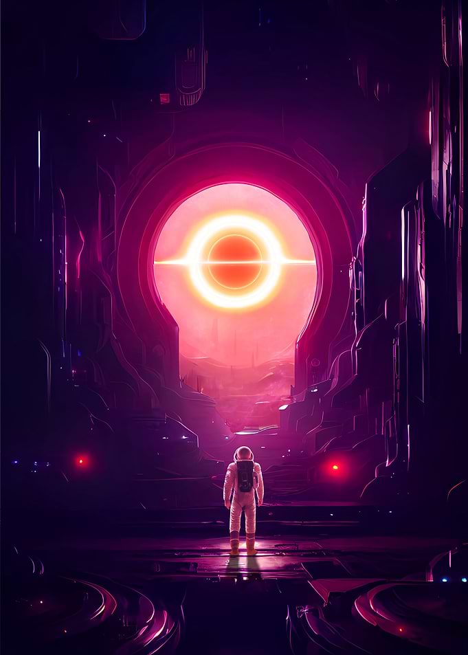 Black Hole and Astronaut