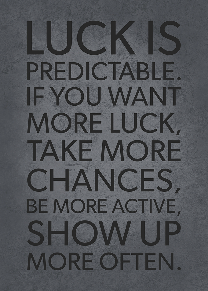 Luck Is Predictable
