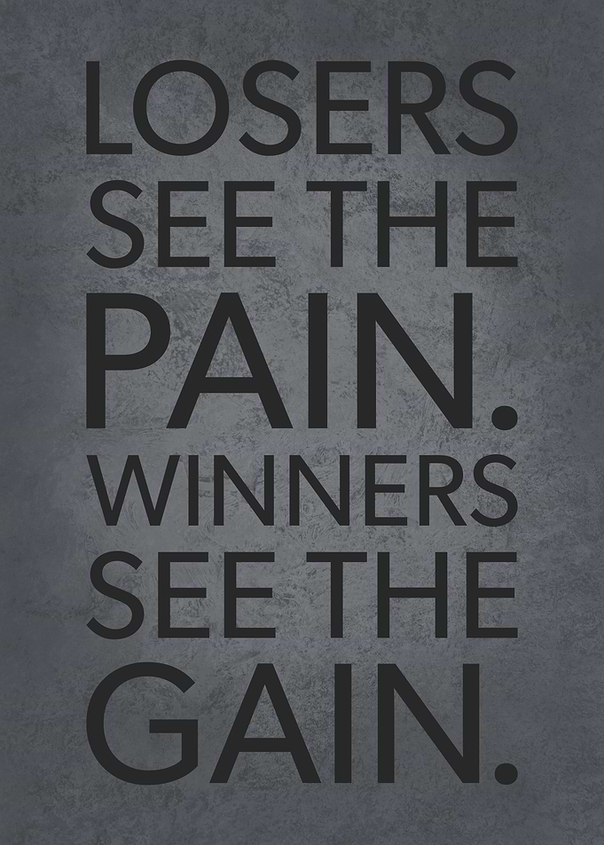 Winners See Gain vs Pain