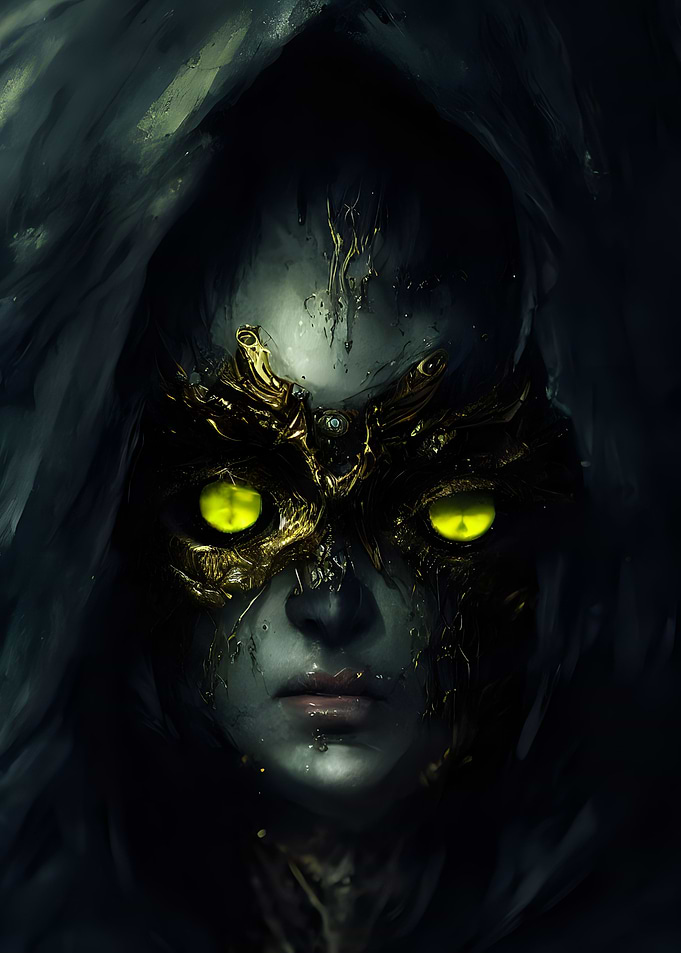 Demon girls face