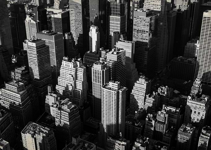 skyline of city