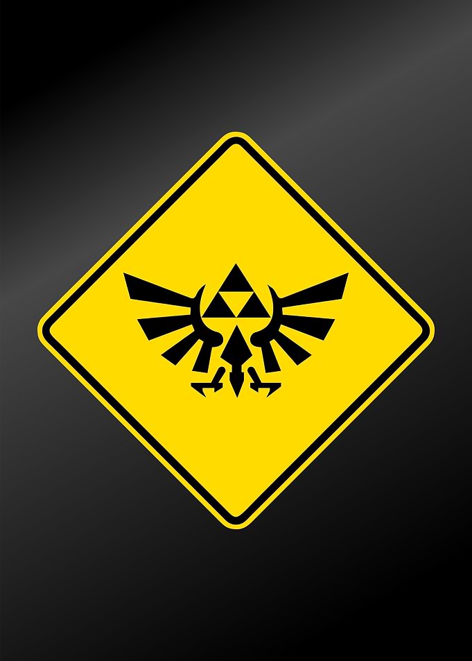 Link road sign