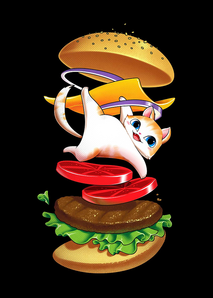 Hamburger Cat