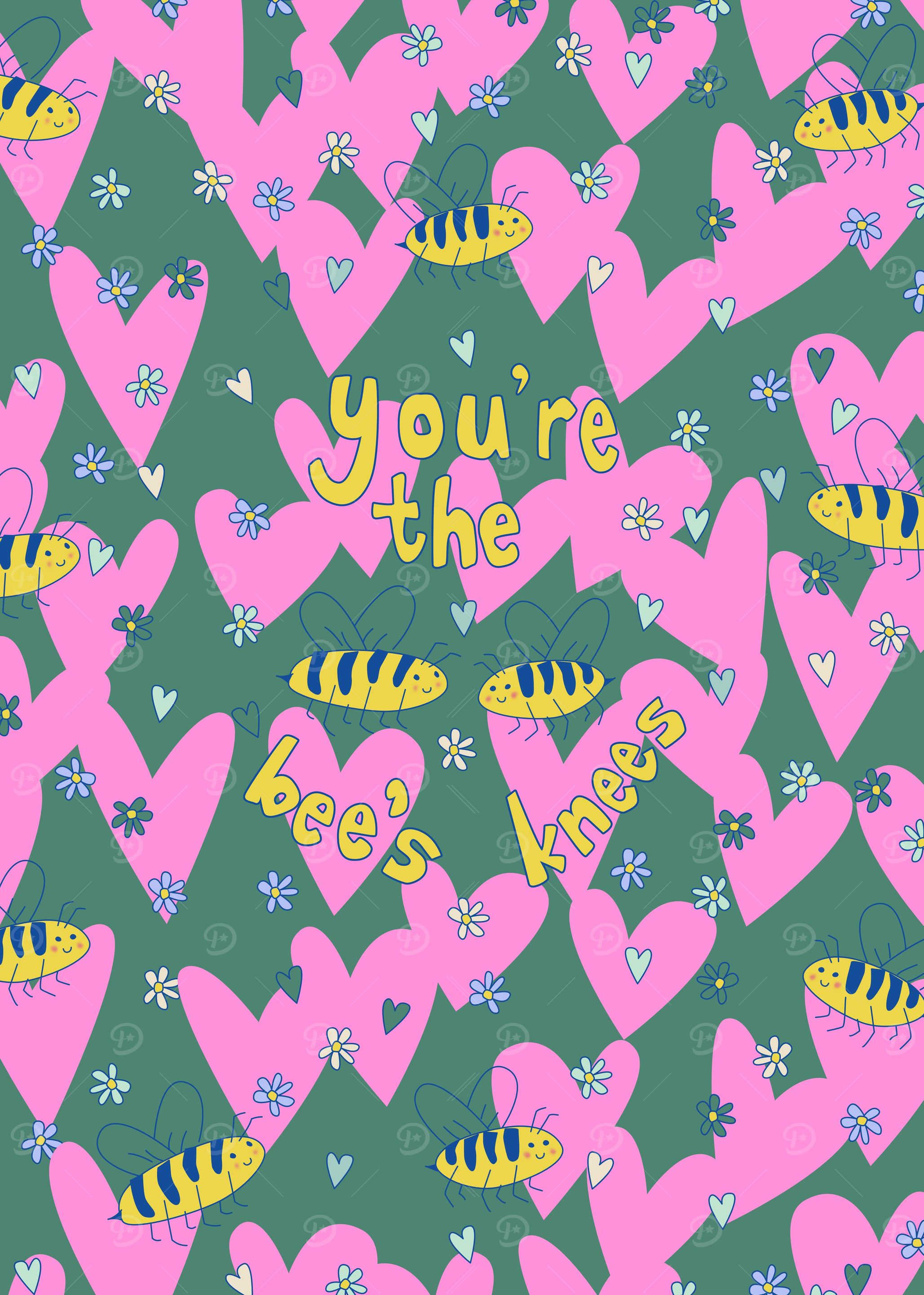 Youre The Bees Knees Green