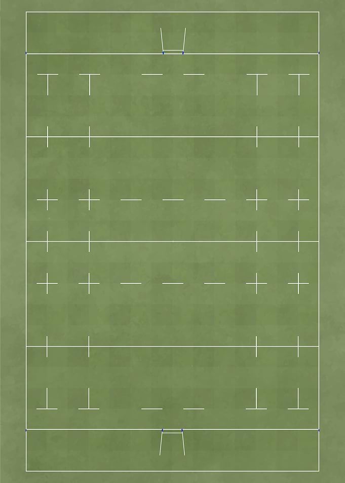 Rugby Pitch Illustration