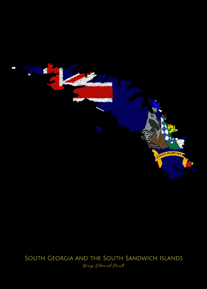 Georgia Sandwich Flag Map