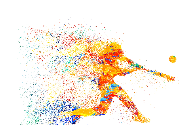 Softball player
