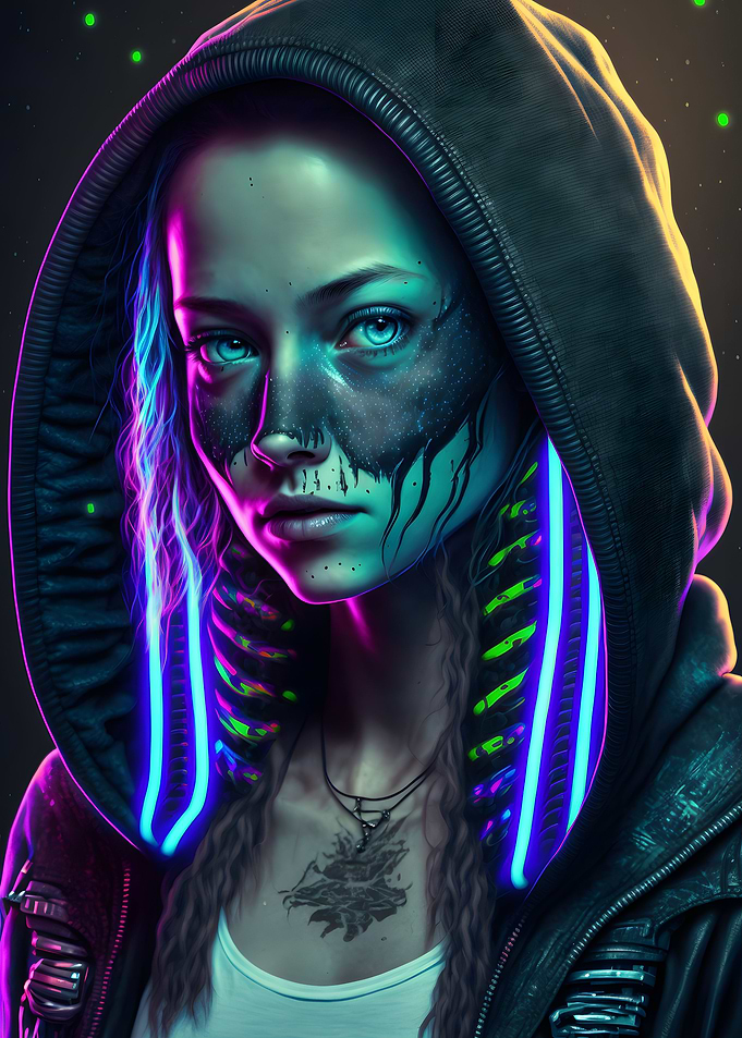 Neon EGirl
