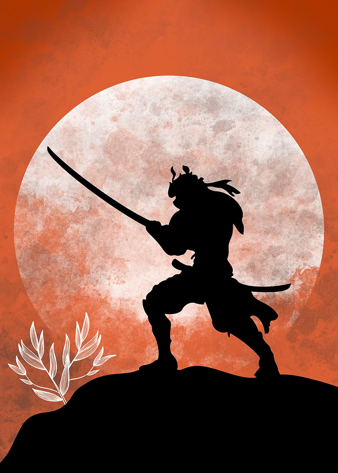 Asian warrior ancient art