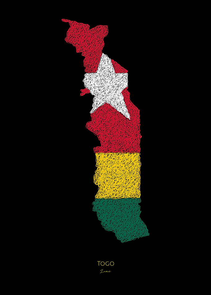 Tongo World Cup Flag Map