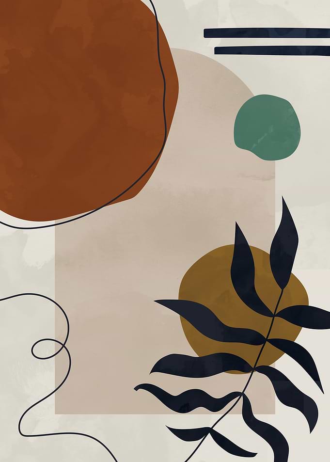 Geometric Shape Leaf Plant